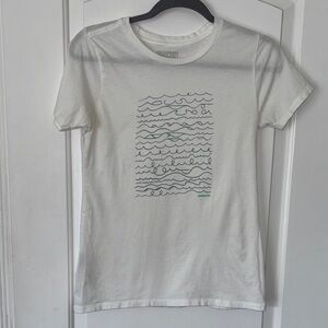 Patagonia doodle surfer organic cotton tee T shirt XS